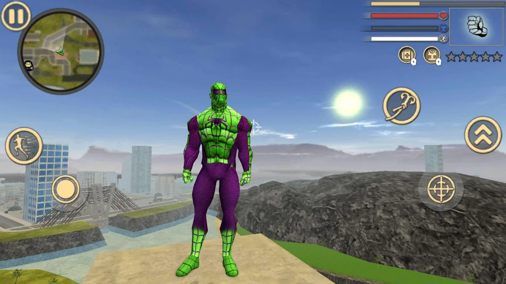 Spider Rope Hero Frog Ninja Strange Gangster Crime Screenshot3