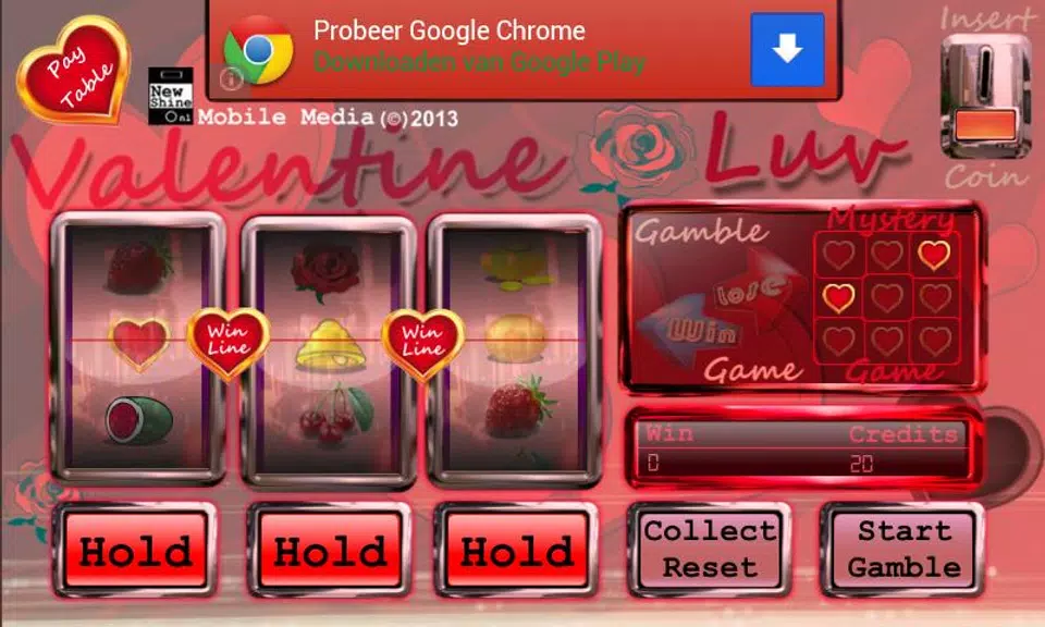 Valentine slot machine free Screenshot2