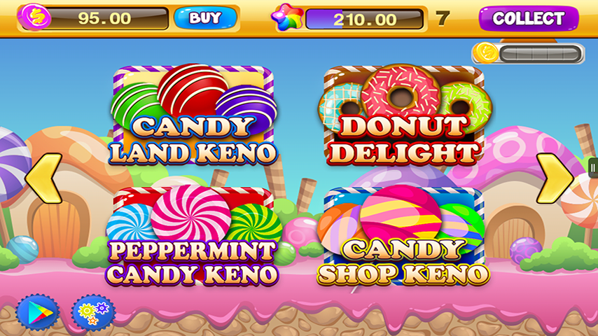 Free Keno Games - Candy Bonus Screenshot1