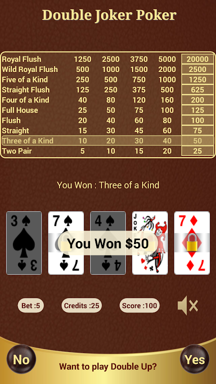 Double Joker Poker Screenshot2