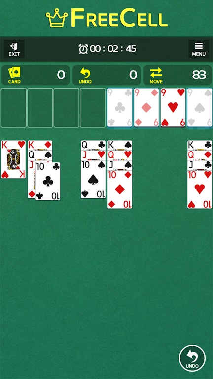 FreeCell - Classic Card Game Screenshot3