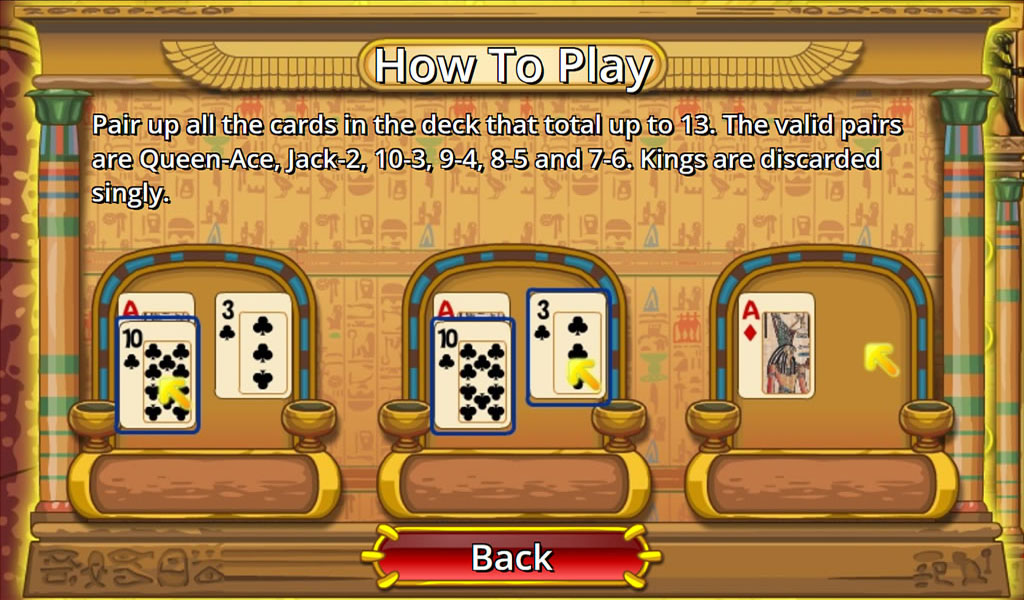 Egypt Pyramid Solitaire Screenshot1