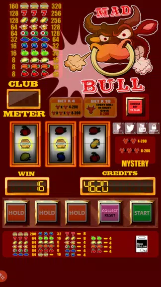 Mad Bull slot machine Screenshot1