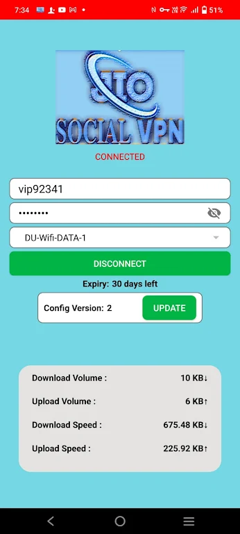 JIO Social VPN Screenshot1