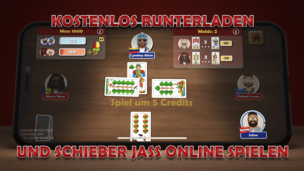 Jassen Online - Card Game Screenshot2