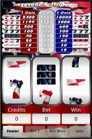 Casino Sevens & Stripes Slots Screenshot1