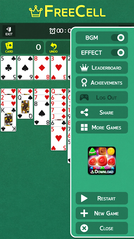 FreeCell - Classic Card Game Screenshot4