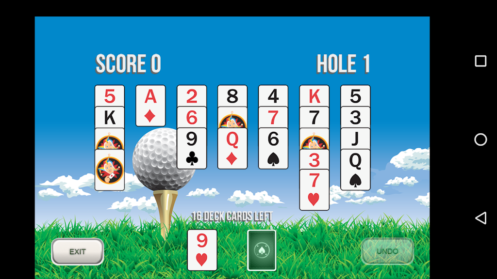 Golf Solitaire 18 Screenshot1