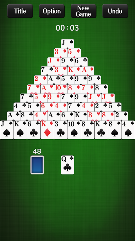 Pyramid Solitaire[card game] Screenshot3