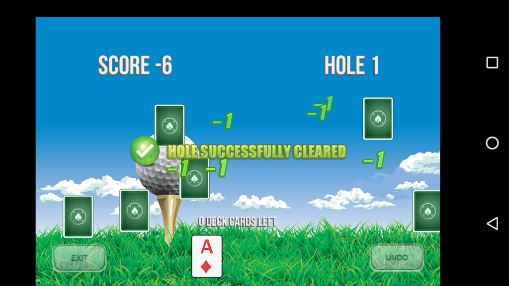 Golf Solitaire 18 Screenshot3