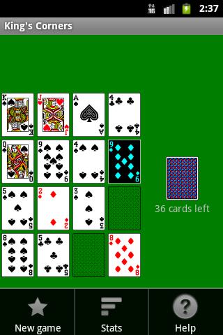 King's Corners Solitaire Screenshot1