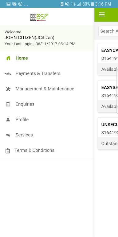 BSP Fiji Mobile Banking Screenshot2