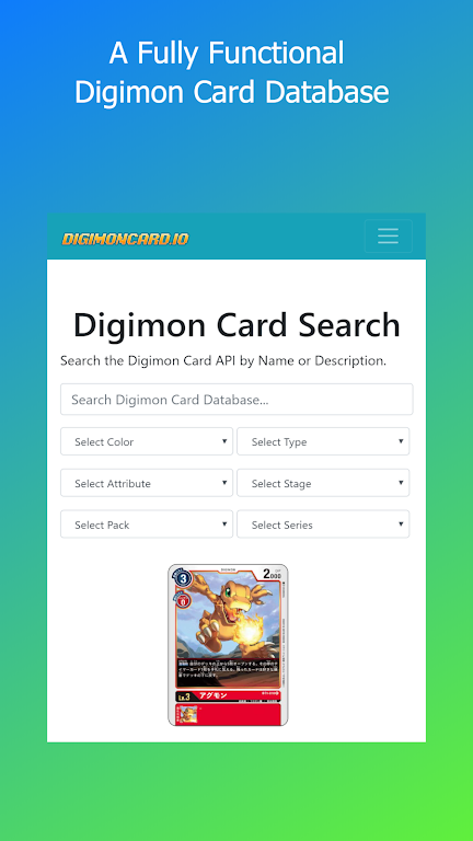 Deck Builder for Digimon TCG Screenshot1