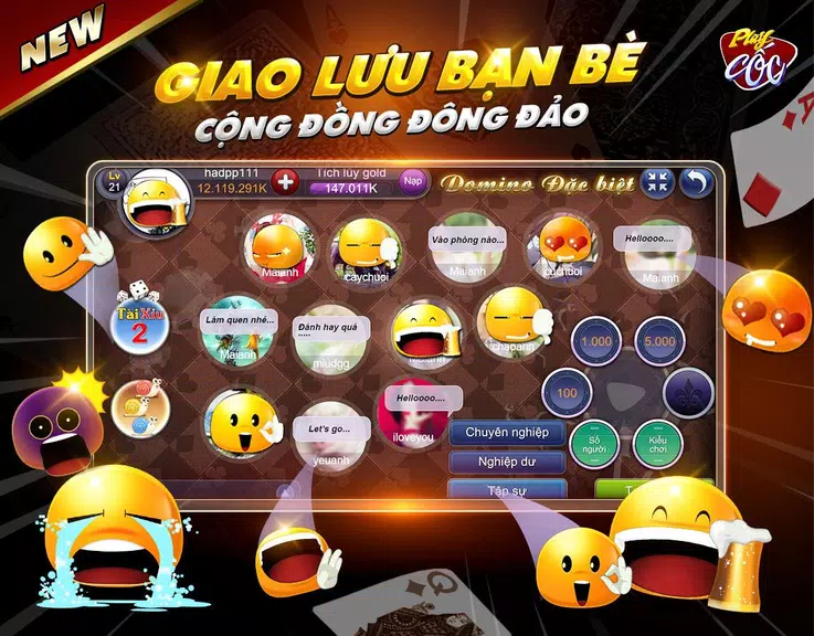 PlayCoc (Đánh bài,game bài) Screenshot4