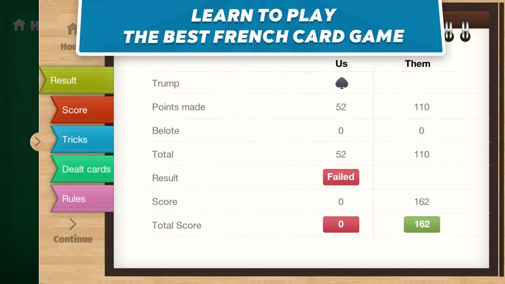 Belote Coinche - card game Screenshot3