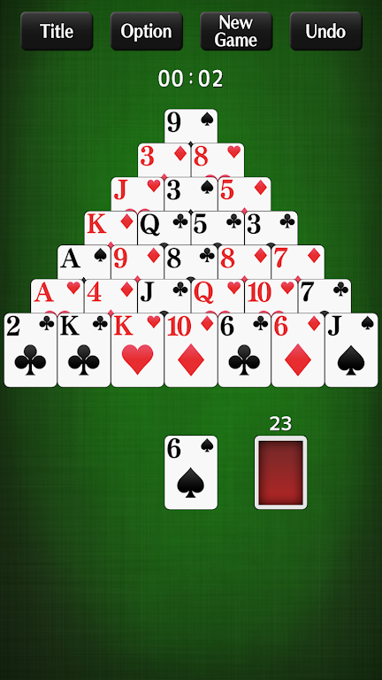 Pyramid Solitaire[card game] Screenshot1