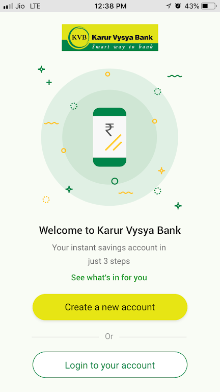 KVB - DLite & Mobile Banking Screenshot1