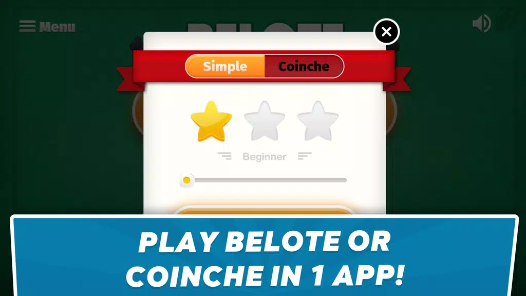 Belote Coinche - card game Screenshot2