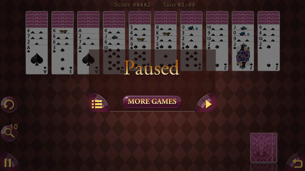 Spider Solitaire TriPeaks Screenshot3