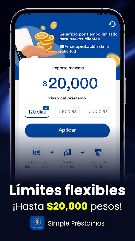 Simple Préstamos - Cash Loan Screenshot2