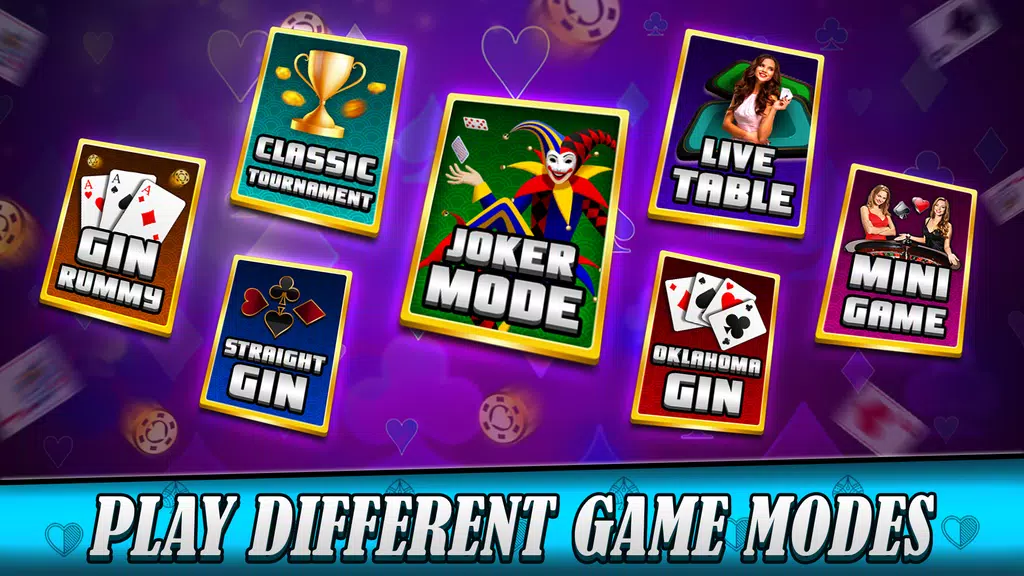 Gin Rummy Card Game: Gin Rummy Screenshot1