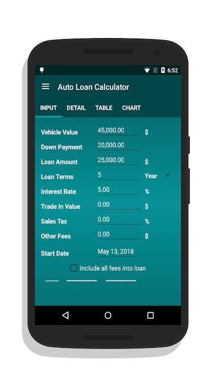 Auto Loan Calculator Screenshot1