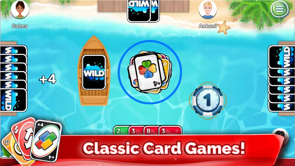 Crazy 8 - Friends Card Party Screenshot1