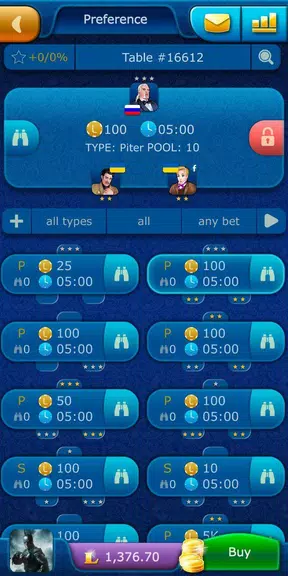 Preference LiveGames online Screenshot2