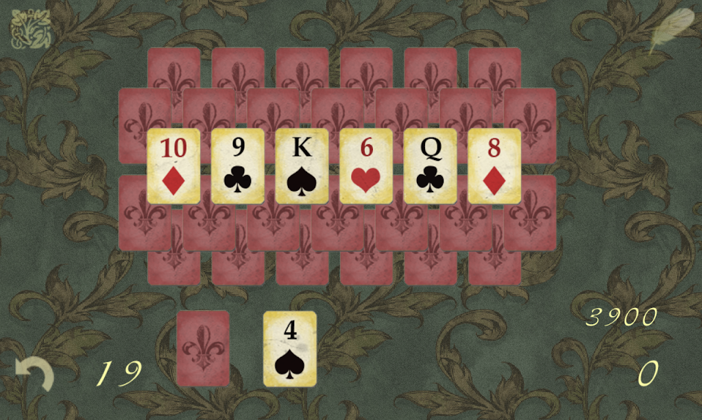 Vintage Tripeaks Solitaire Screenshot2