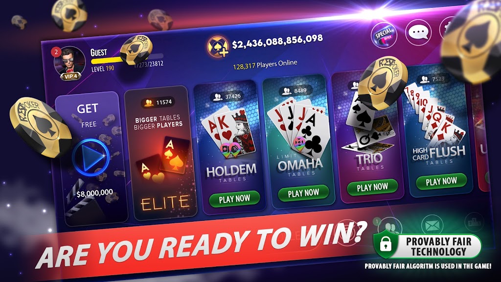 Rest Poker - Texas Holdem Screenshot1