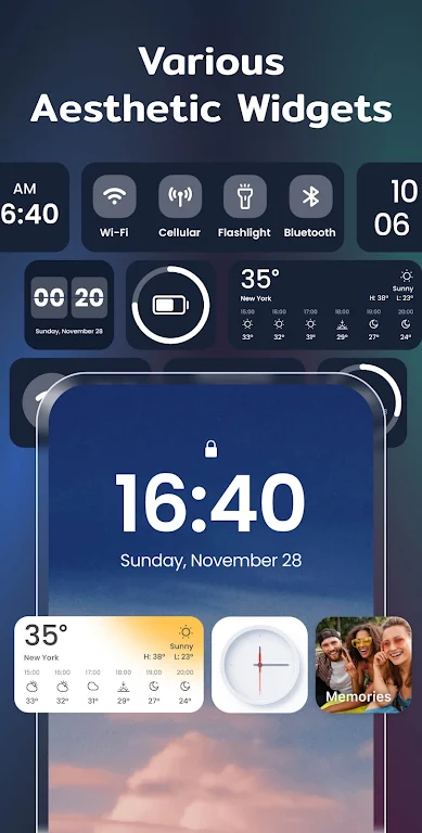 Color Widgets, Theme: iWidgets Screenshot1