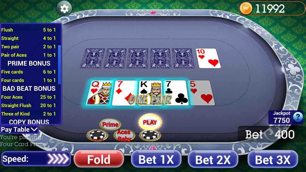 Poker Four Card Screenshot3