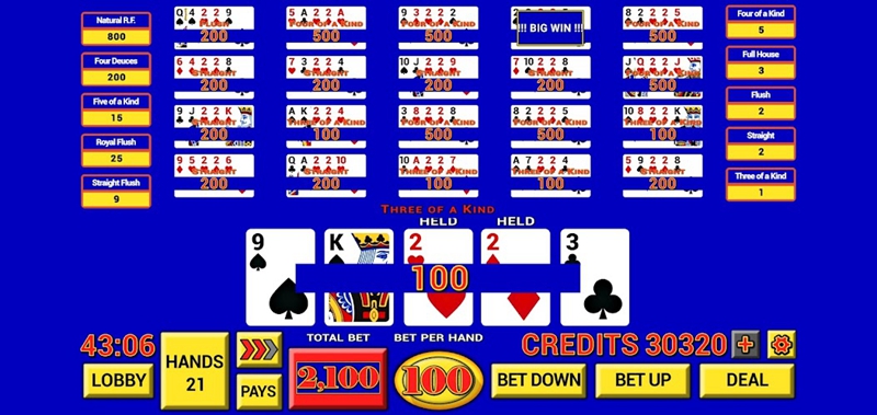 Video Poker Classic Casino Screenshot3