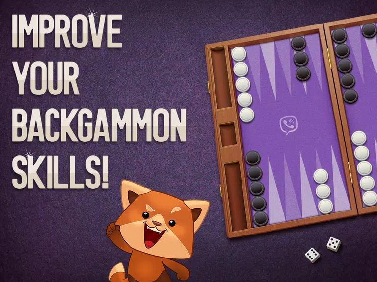 Viber Backgammon Screenshot1