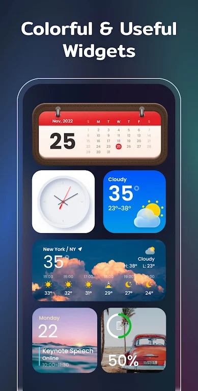 Color Widgets, Theme: iWidgets Screenshot4