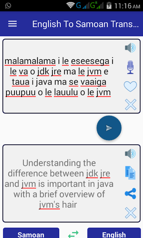 English Samoan Translator Screenshot2