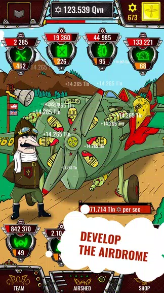 Aviator - idle clicker game Screenshot1