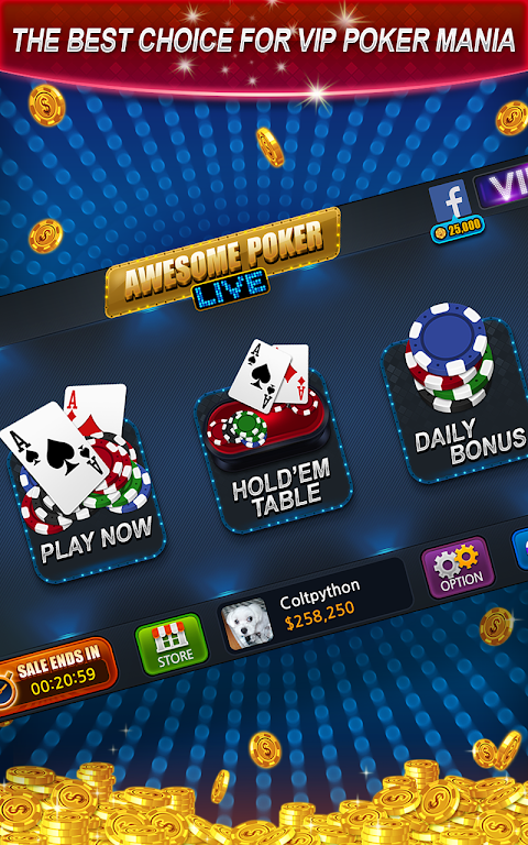 Awesome Poker - Texas Holdem Screenshot2