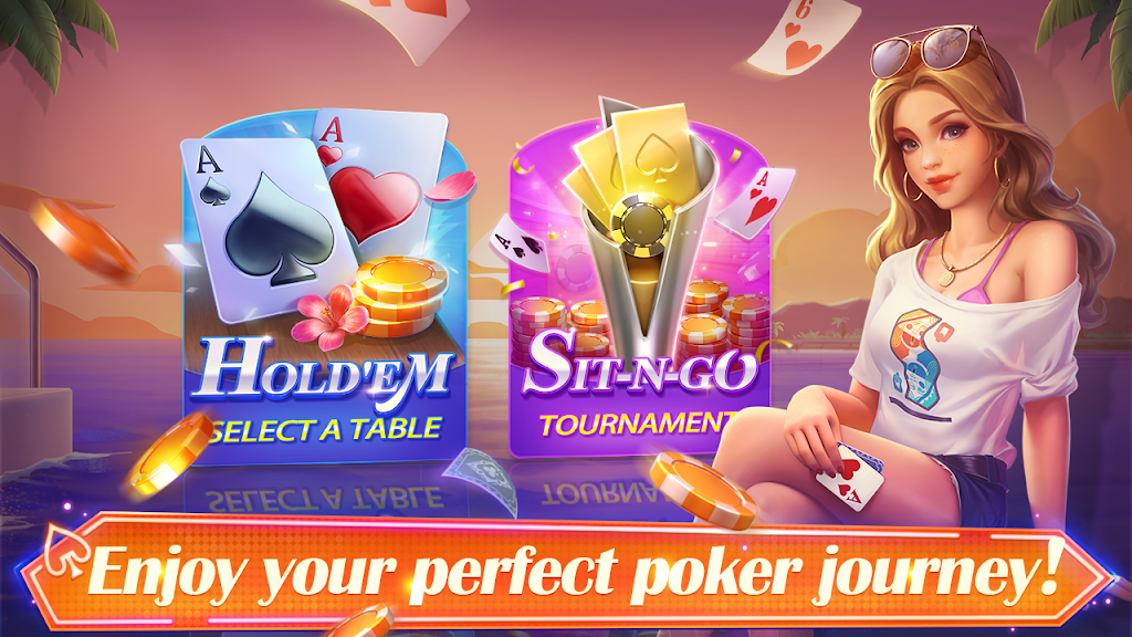 Poker Journey-Texas Hold'em Free Game Online Card Screenshot1