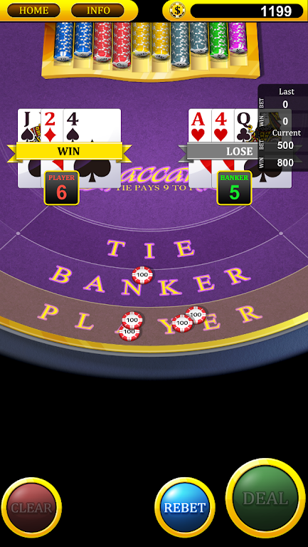 Casino Baccarat Screenshot1