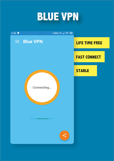 Blue VPN - Fast Free Secure unlimited VPN Screenshot3