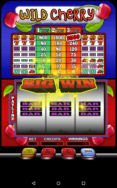 Wild Cherry Slots Free Machine Screenshot3