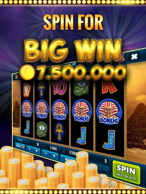 Pharaoh Slots Free Casino Game Screenshot2