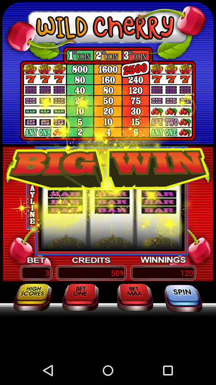 Wild Cherry Slots Free Machine Screenshot1