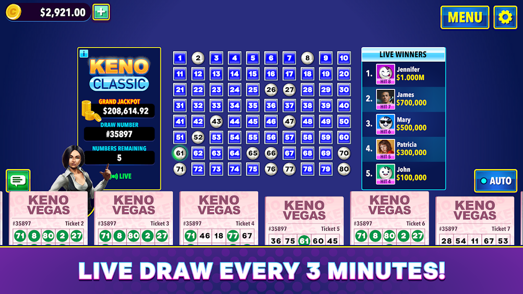 Keno Vegas - Casino Games Screenshot3