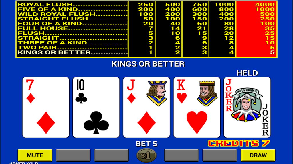 Video Poker - Free! Screenshot3