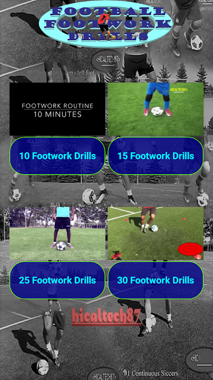 Soccer Footwork Drills Screenshot1