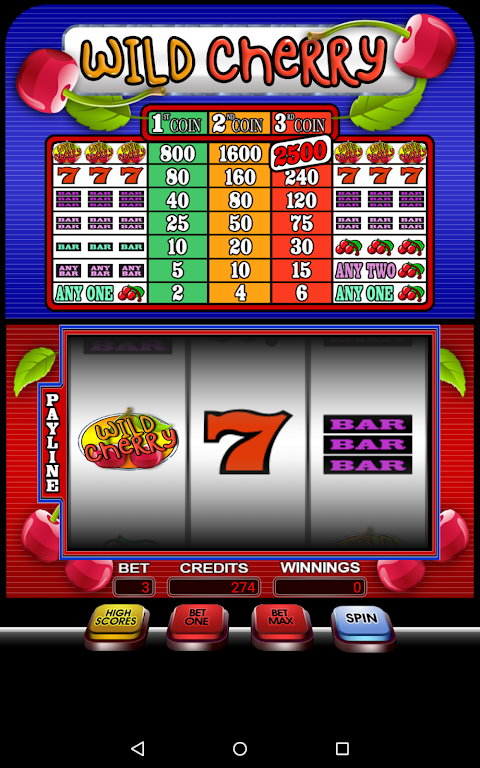 Wild Cherry Slots Free Machine Screenshot4