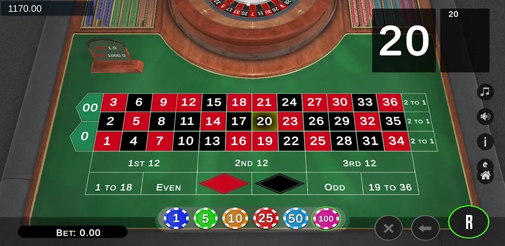 Roulette Casino Game Screenshot1