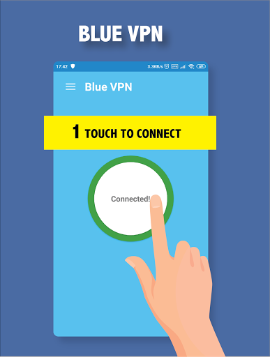 Blue VPN - Fast Free Secure unlimited VPN Screenshot2